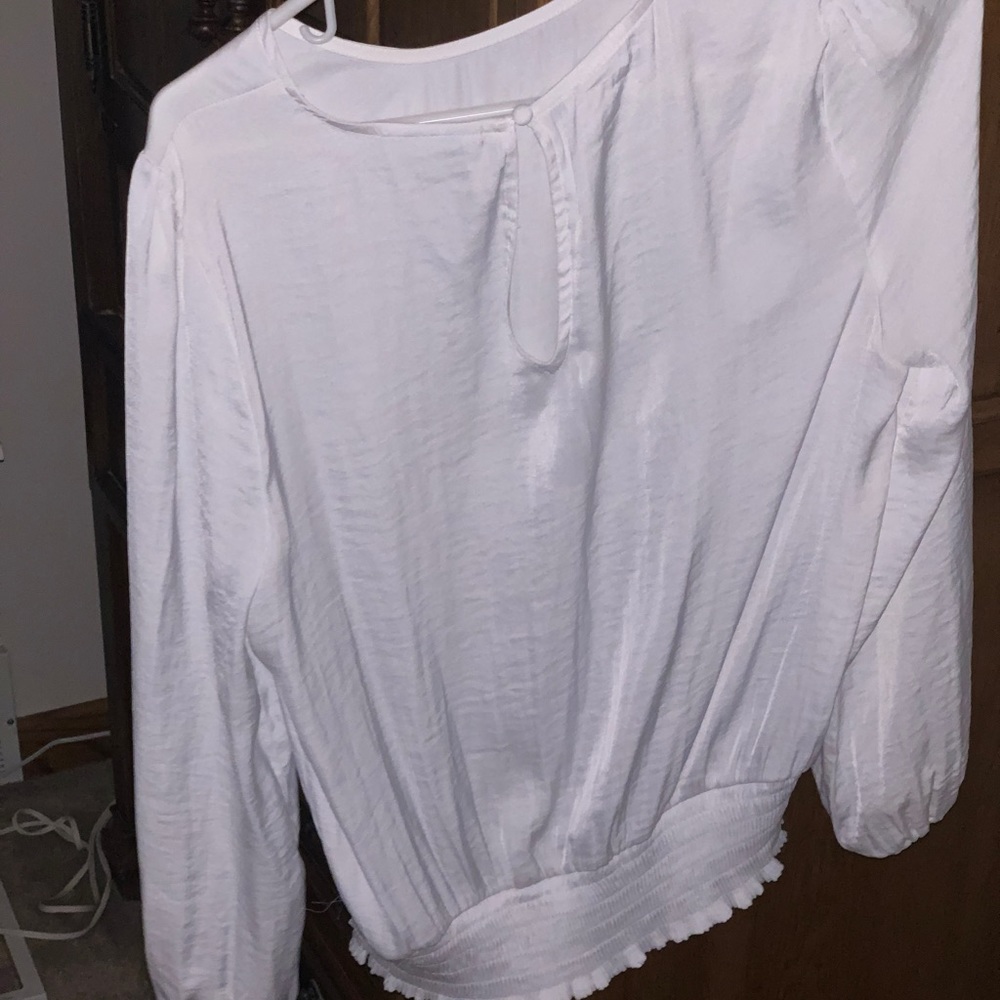 White soft silk
